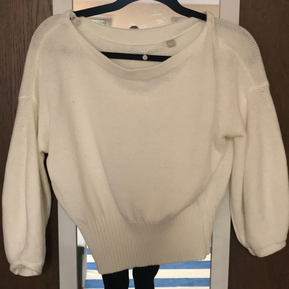 White Anthropologie Sweater